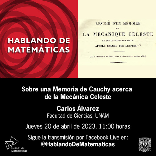 Sobre una Memoria de Cauchy acerca de la Mecánica Celeste