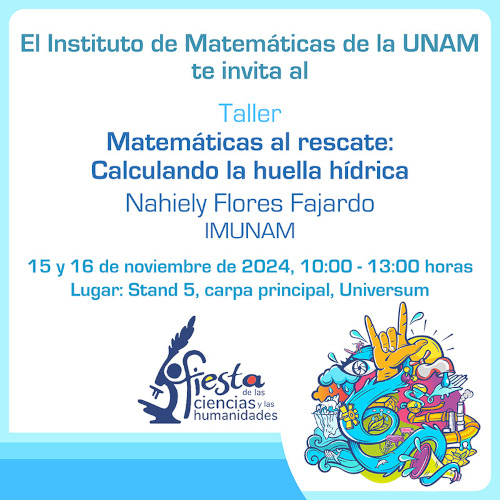 FCyH Taller Matemáticas al rescate: Calculando la huella hídrica