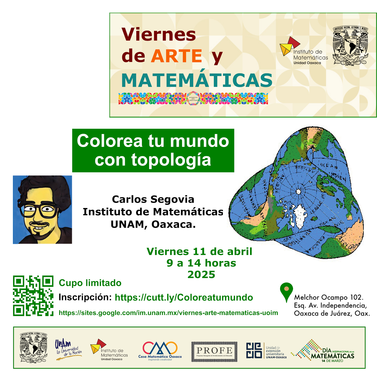 Viernes de arte y matemáticas: Colorea tu mundo con topología