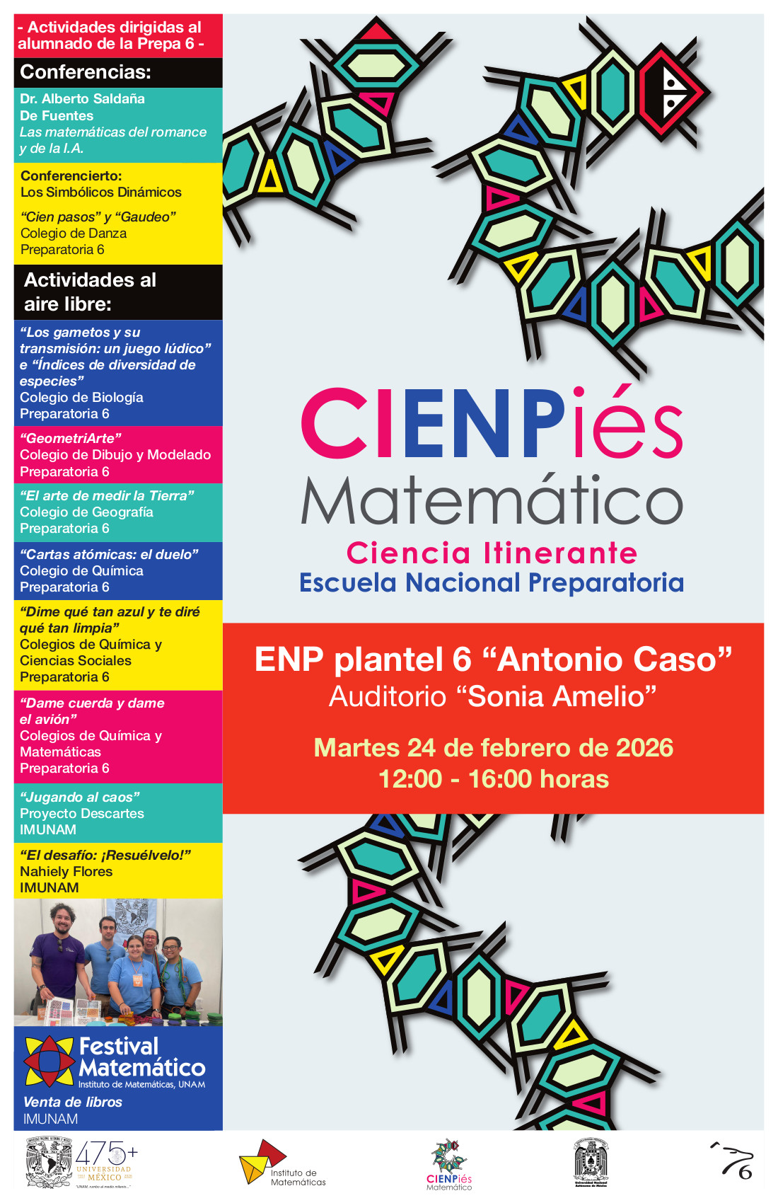 Cienpiés 24 de febrero